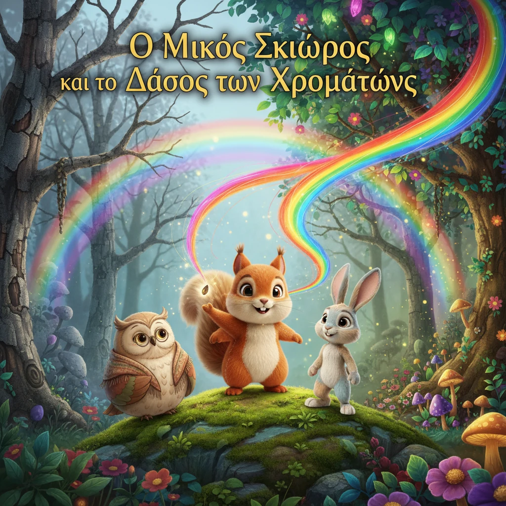 Ο Μικρός Σκίουρος και το Δάσος των Χρωμάτων - Animal stories