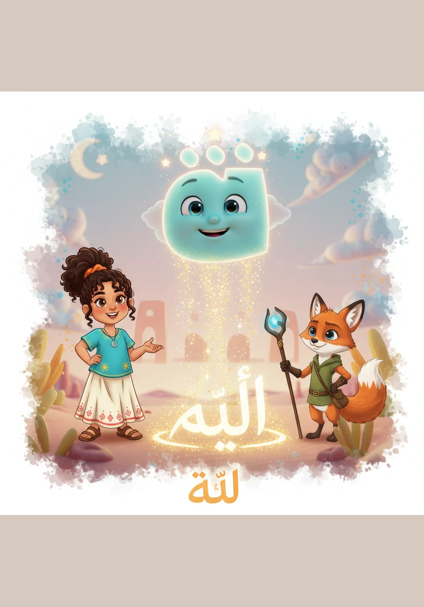 The letter Alif stepped forward to join Thaa, creating the long sound Thaa, and suddenly images of a snake and ancient symbols appeared in the air.