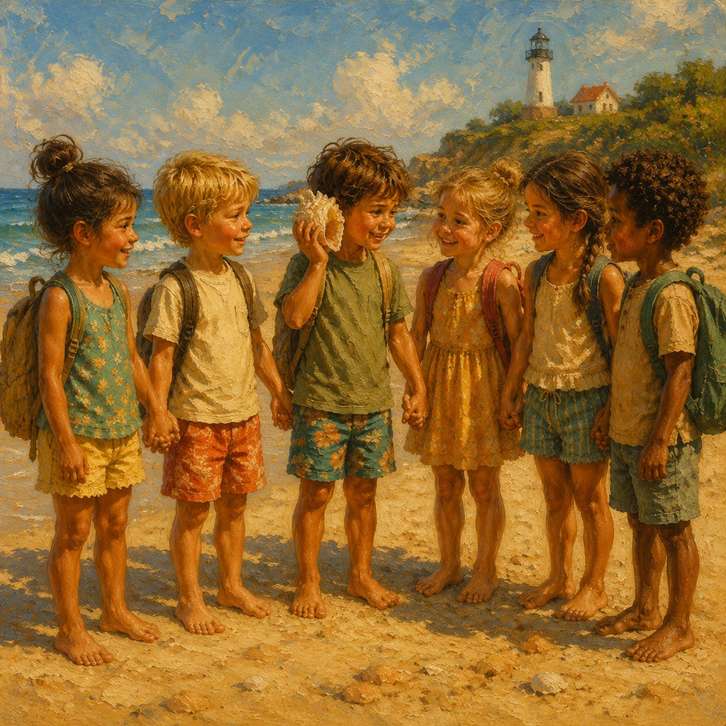 The Whispering Shells of Summer - Friendship stories