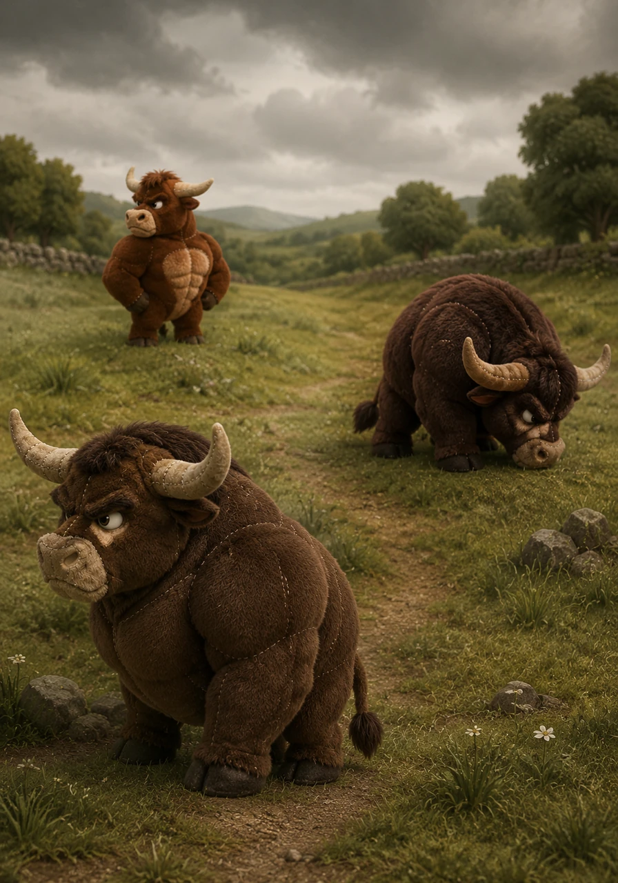 Slowly, the toxic poison of suspicion begins to take root in the hearts of the three formerly inseparable friends. They no longer graze side by side, instead casting cold, defensive glances at each other before turning away to find separate corners of the field.