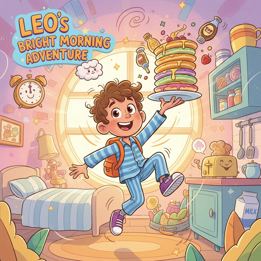Leo's Bright Morning Adventure - Lerngeschichten