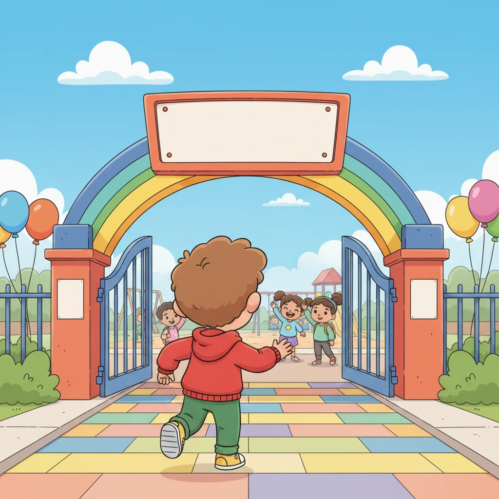 Soon, the colorful school gates came into view, and Leo saw his friends waving from the playground. A big grin spread across his face as he hurried inside, ready for a wonderful day filled with laughter and new discoveries.