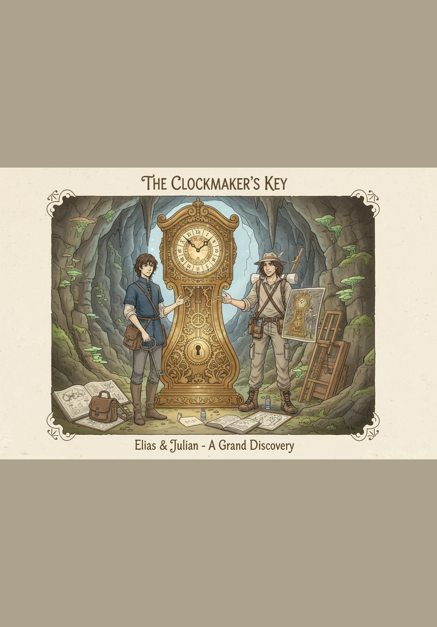 At the heart of the cave, they discovered a magnificent brass telescope aimed at a crystal-clear pool of water. Looking through it, they saw a reflection of a thousand stars, a celestial map hidden beneath the earth.