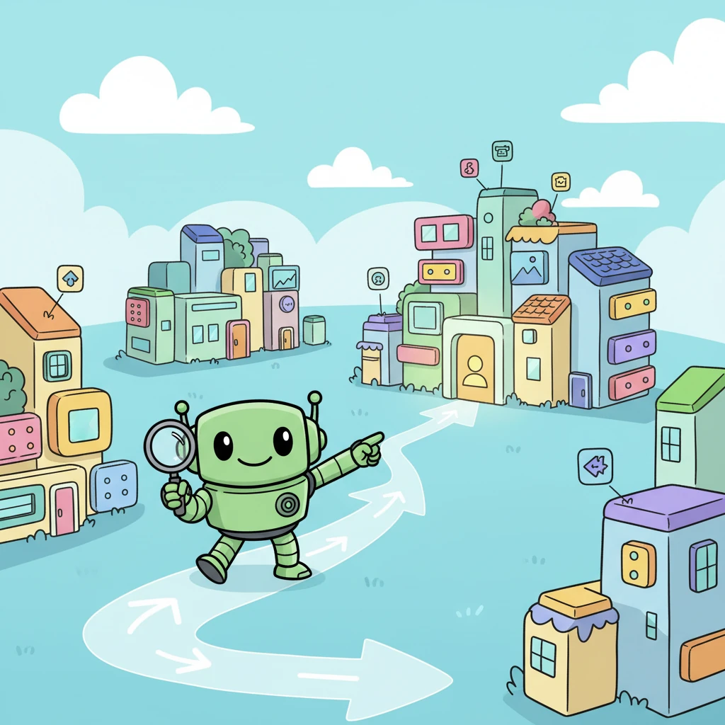 Bytey organized his app into neat 'feature villages' and 'component houses.' Now, finding a specific button or a special image was as easy as finding your own front door! Everything had its own tidy place.