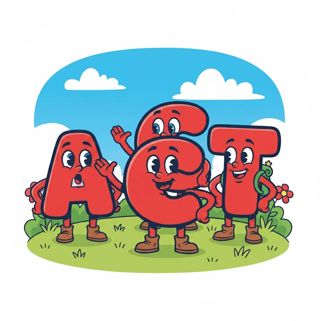Suddenly, 'C' appeared! 'I know how to help!' exclaimed C. Now, all four letters tried together. Together they made a brand new word 'CAT'! A was so happy!