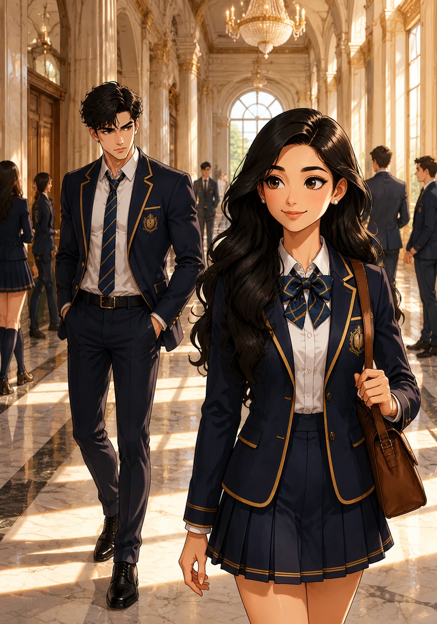 The prestigious Chowdhury Academy stands as a monument of wealth in Kolkata, where students in elegant international-style uniforms walk through marble halls. Among them is Kaushik, the silent heir to an empire, whose intense gaze never leaves the graceful Rimisha Roy as she moves through the school with effortless charm.