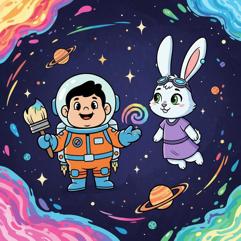 La tela cosmica di Ciccio - fantasy