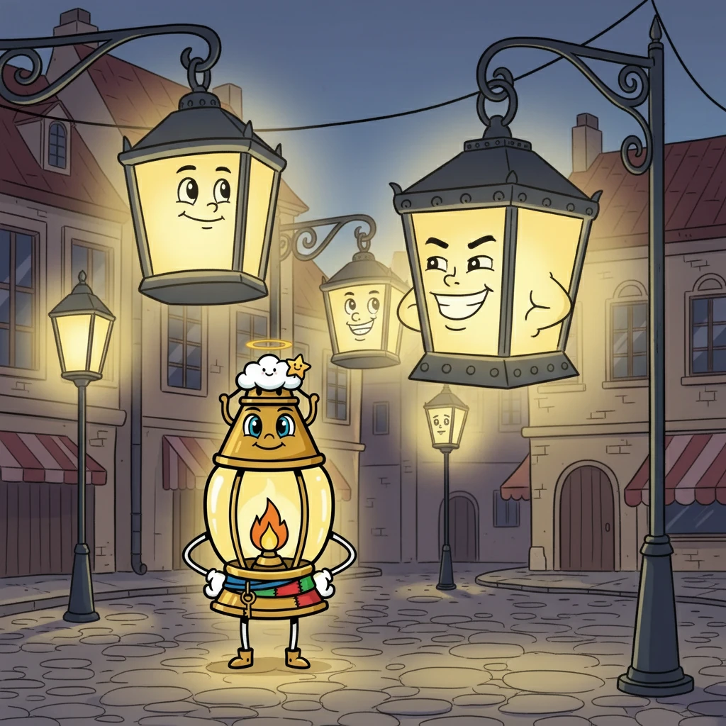 The bigger, brighter lanterns often chuckled at Luma's faint glow. "You'll never be as bright as us," they'd say. But Luma never lost hope; she knew she had a special purpose. She believed, deep in her heart, that her light mattered, even if it wasn't the brightest.