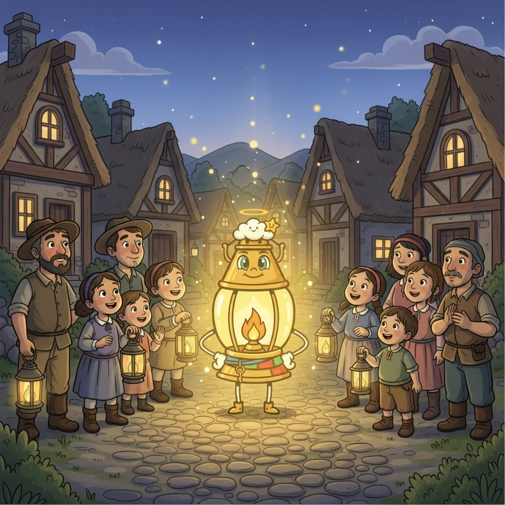 From that day on, Luma's light shone brighter than ever, a beacon of hope and kindness. The villagers learned that even the smallest light can make a big difference, and the most important thing is to never let your light go out.