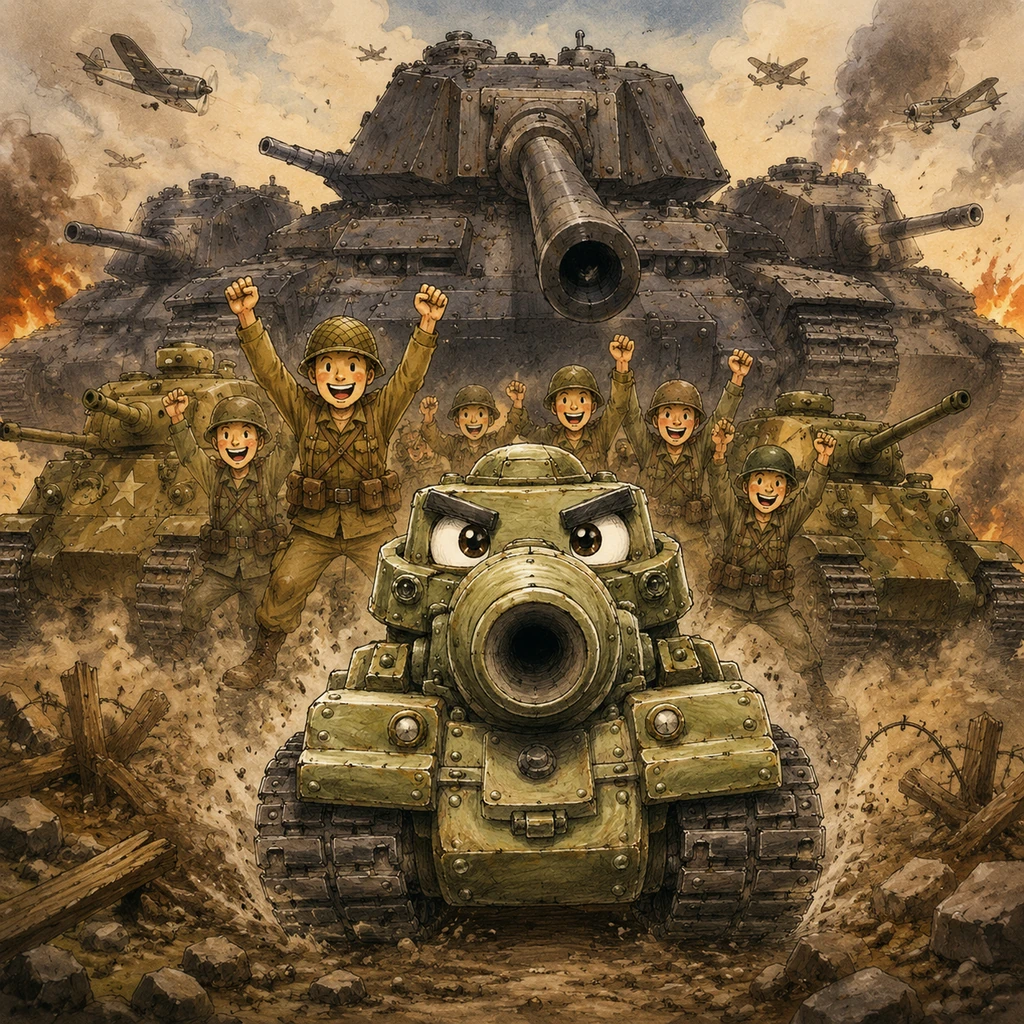 Tanky the Brave Little Tank - adventure
