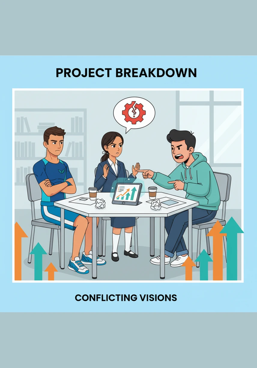 As the group begins to brainstorm, Aris shoots down every idea Bima and the others propose, insisting his way is the only right way. The tension grows thick as the project stalls, with the other members feeling discouraged by Aris's refusal to cooperate.