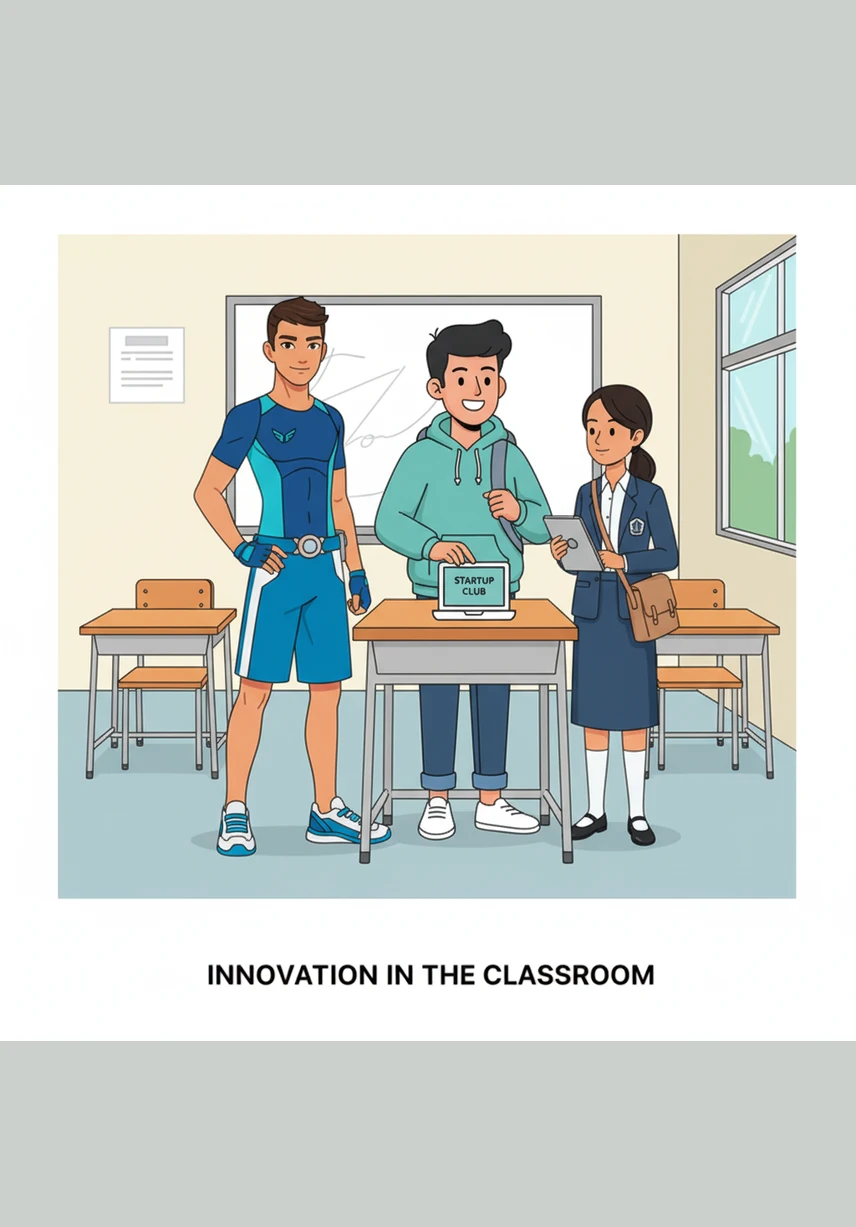 On the day of the presentation, the group stands together at the front of the class, presenting a vibrant and thoughtful project on social inclusion. Their chemistry is evident to everyone, and the teacher praises them for truly embodying the spirit of the lesson.