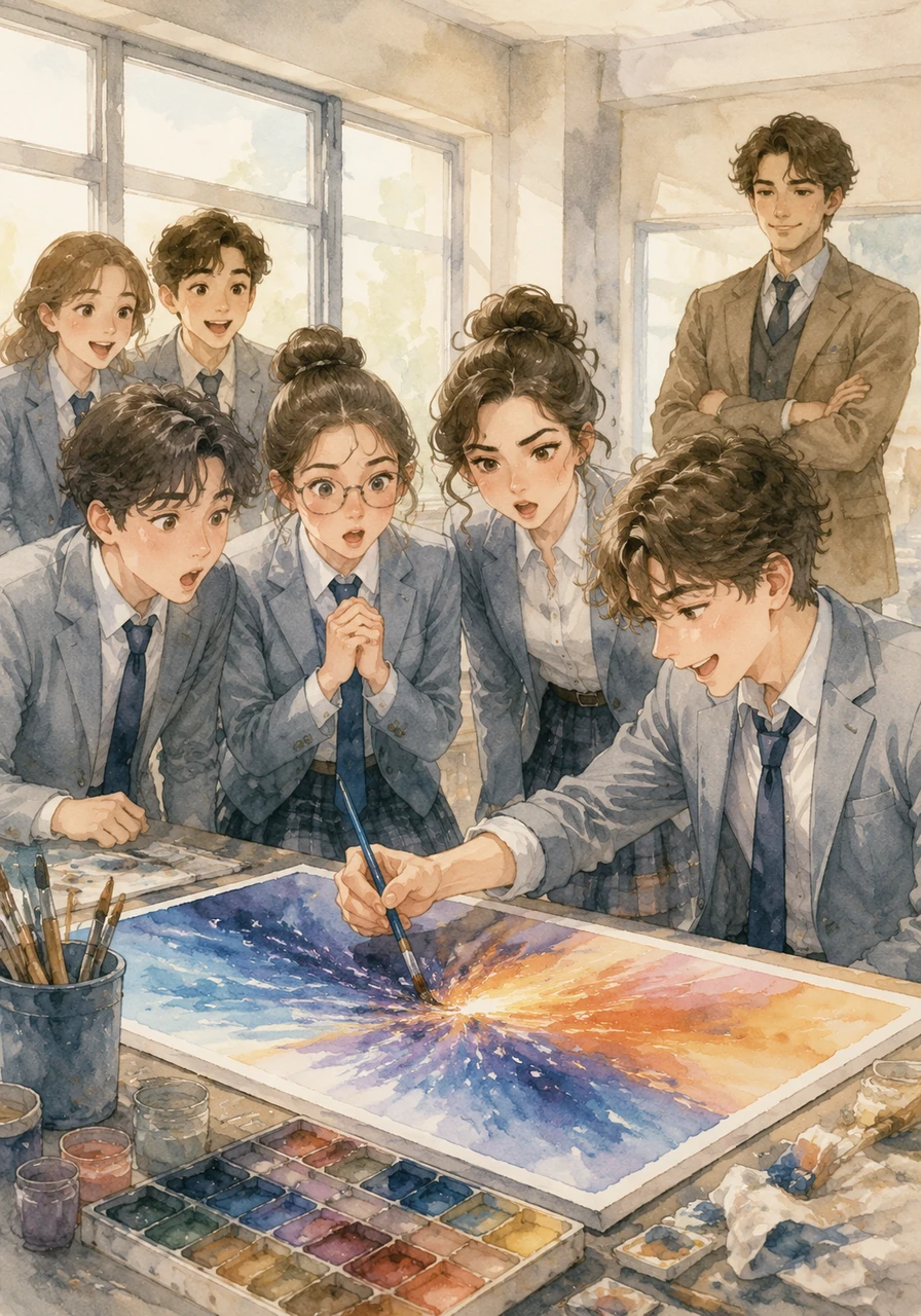 Finalmente arriva il momento delle attività libere e Leojack mostra a tutti il suo incredibile talento creativo, lasciando i compagni a bocca aperta. Giovanni, il regista nascosto, osserva con soddisfazione la classe unita, sapendo che la vera magia è l'amicizia che li lega.