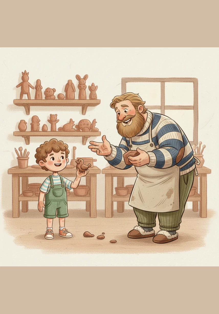 He looks back and realizes his dad has let go of the seat many yards ago. Leo is riding all by himself, pedaling faster and faster through the golden sunshine.