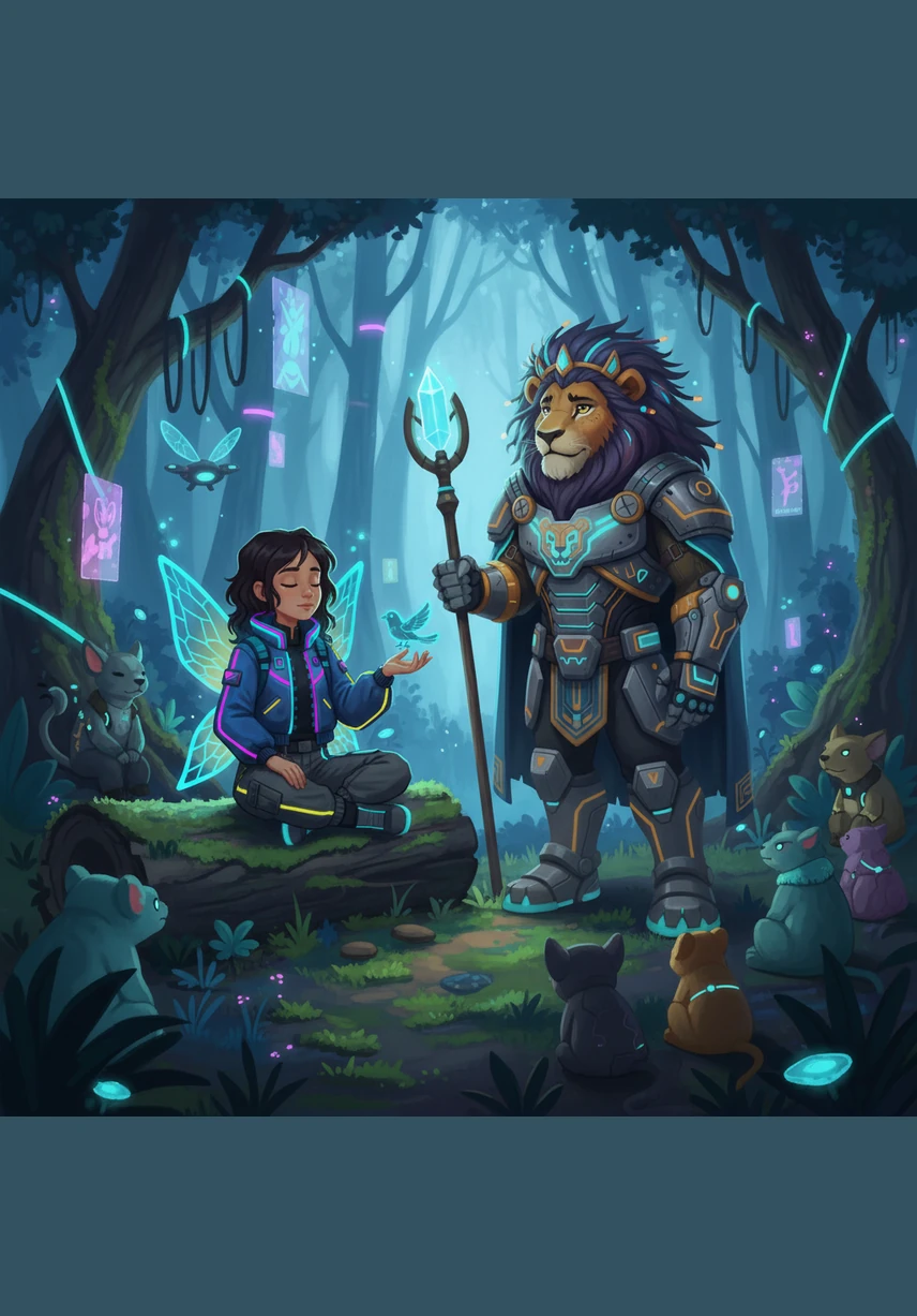 The forest remained a lively place, but now there were times for noise and times for quiet reflection. Kiri became known as the Guardian of Peace, reminding everyone that the most important things are often heard only when we are still.