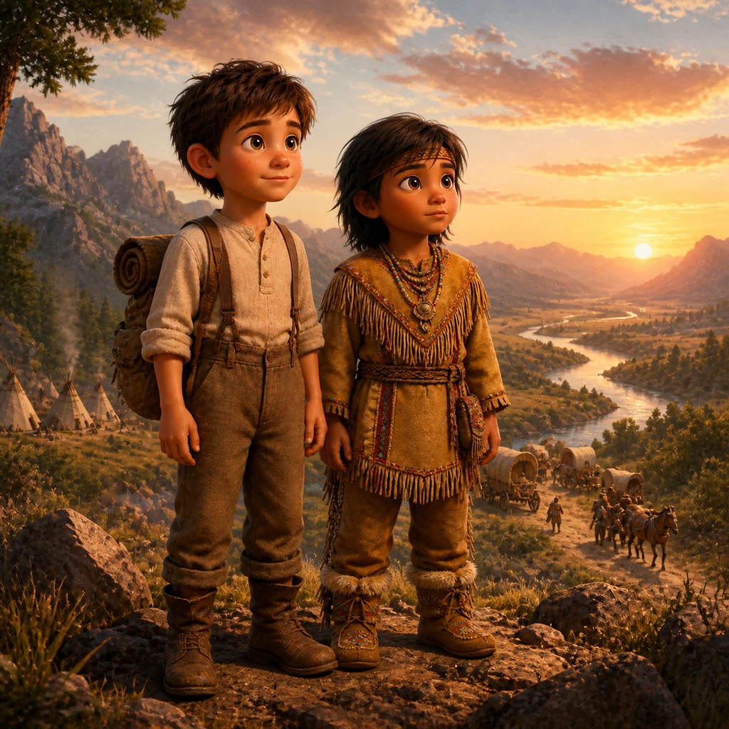 Two Paths, One Land: A Journey West - historical