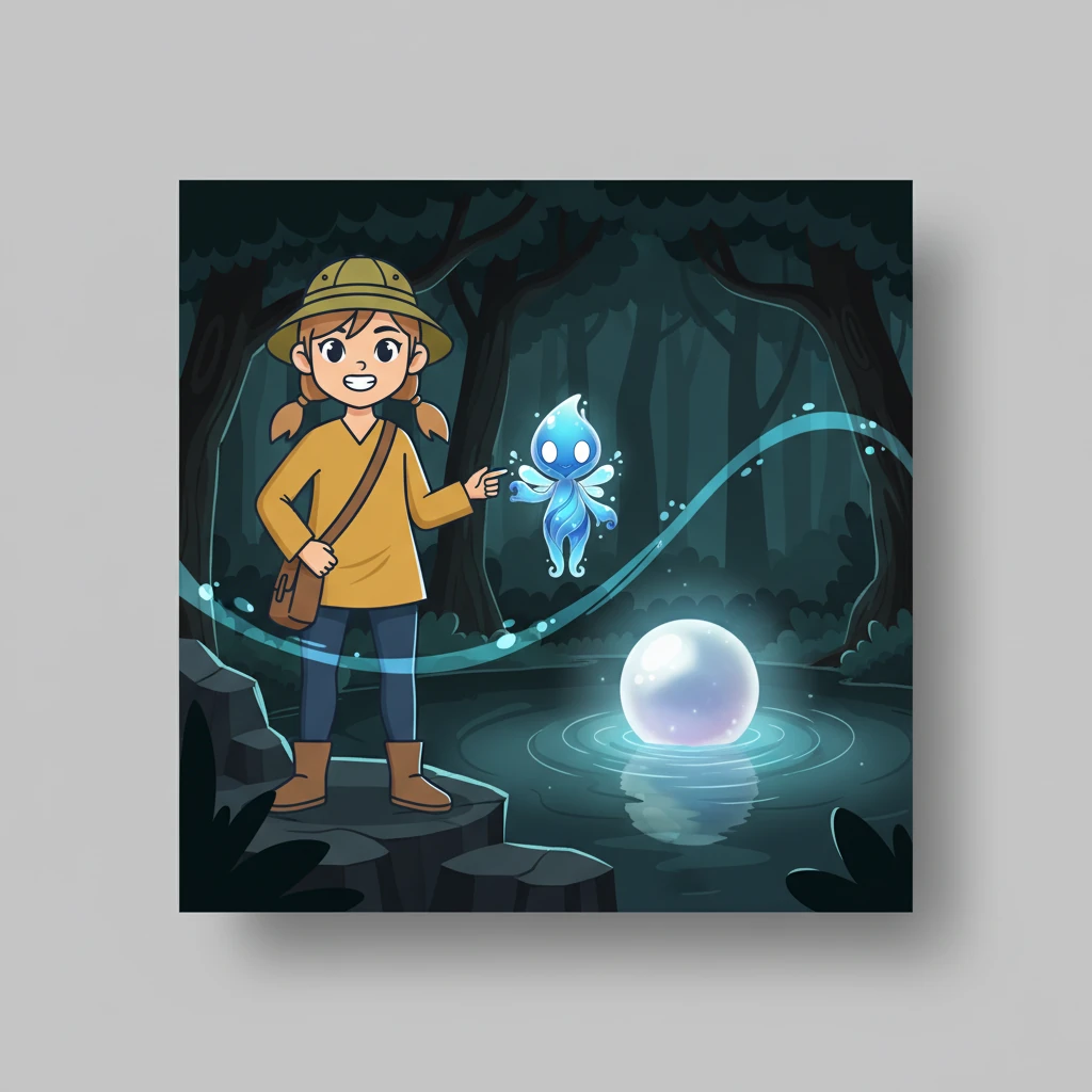 Elara and the Secret of the Lost Pearl Lake