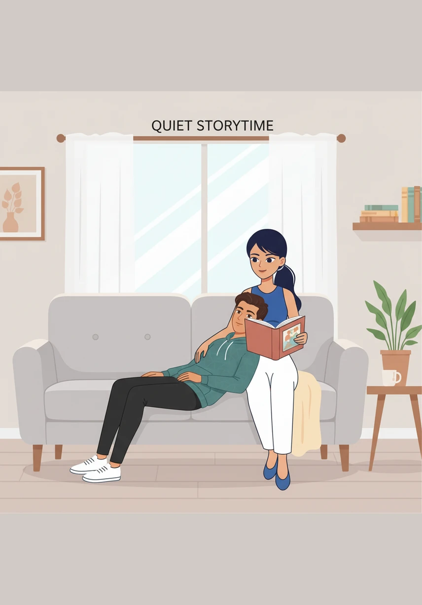 To surprise him, Aditi spends the afternoon baking his favorite cookies, the sweet aroma filling their home. When she brings a warm plate to his desk, he reaches for one without even glancing away from the fast-paced game.