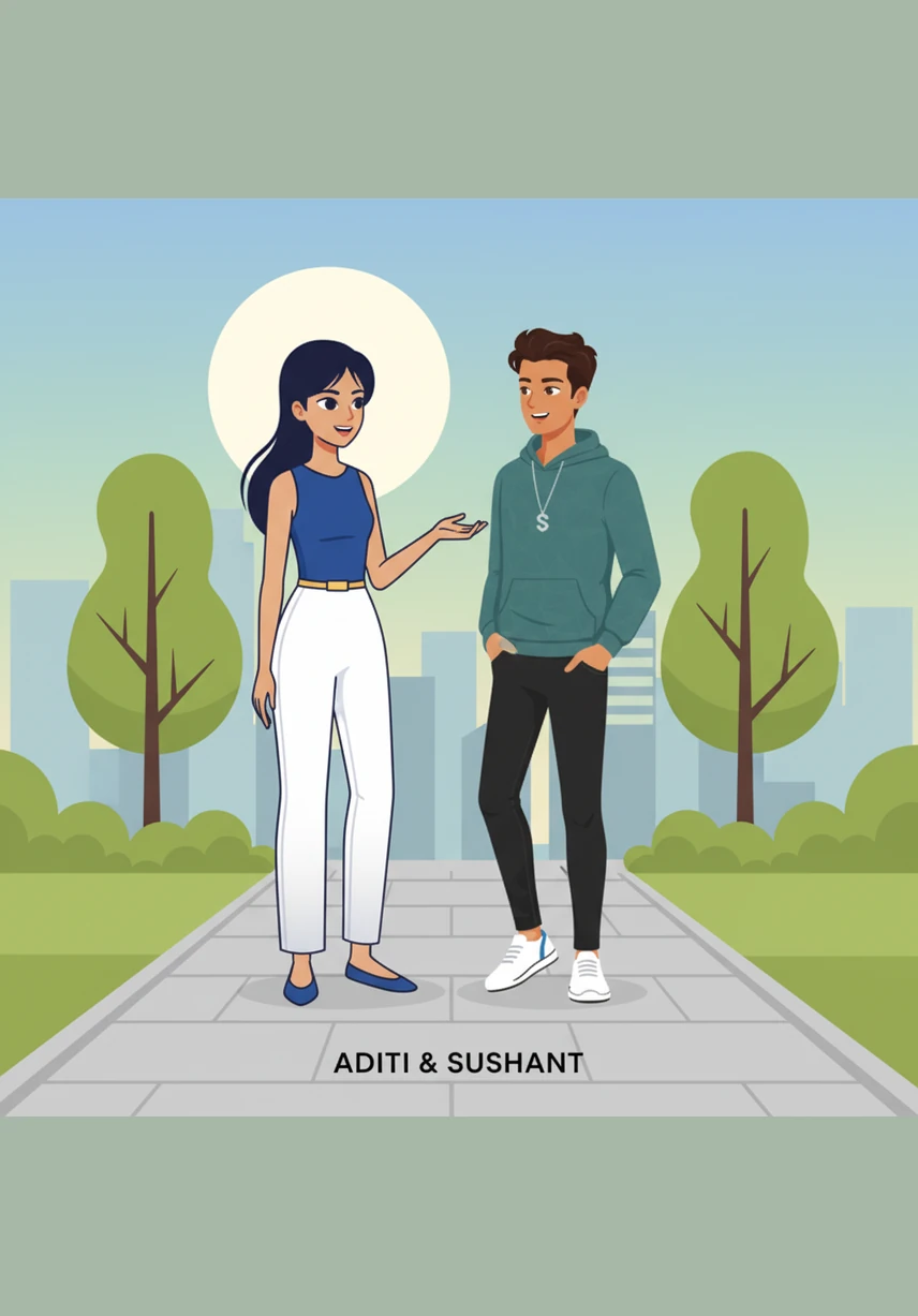 Aditi returns home to find Sushant sitting in the total silence, looking lost and restless without his digital distractions. She calmly lights a few candles, their soft glow casting long, flickering shadows across the quiet room.