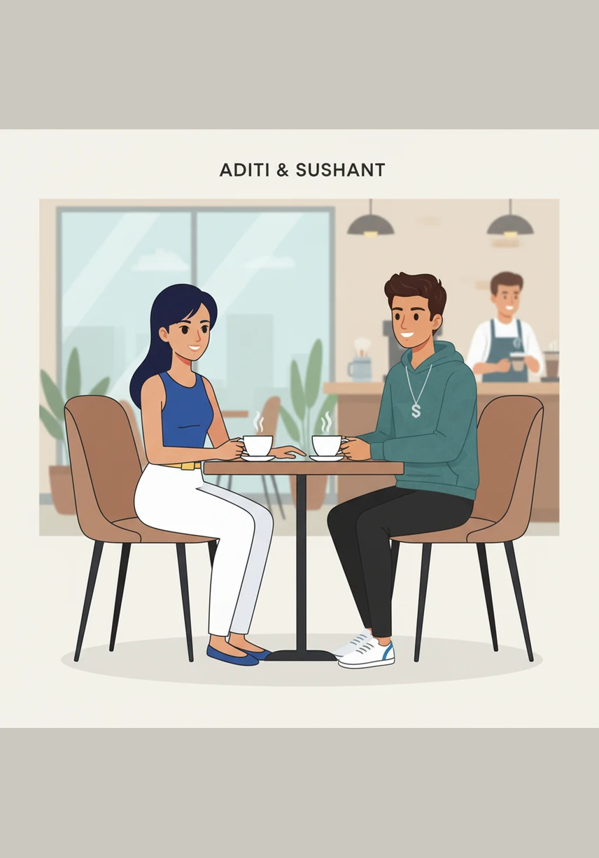 As the power returns and the computer hums back to life, Sushant makes a conscious choice and leaves the power button off. He takes Aditi’s hand, offering a sincere apology and promising to prioritize their real-life connection over virtual achievements.