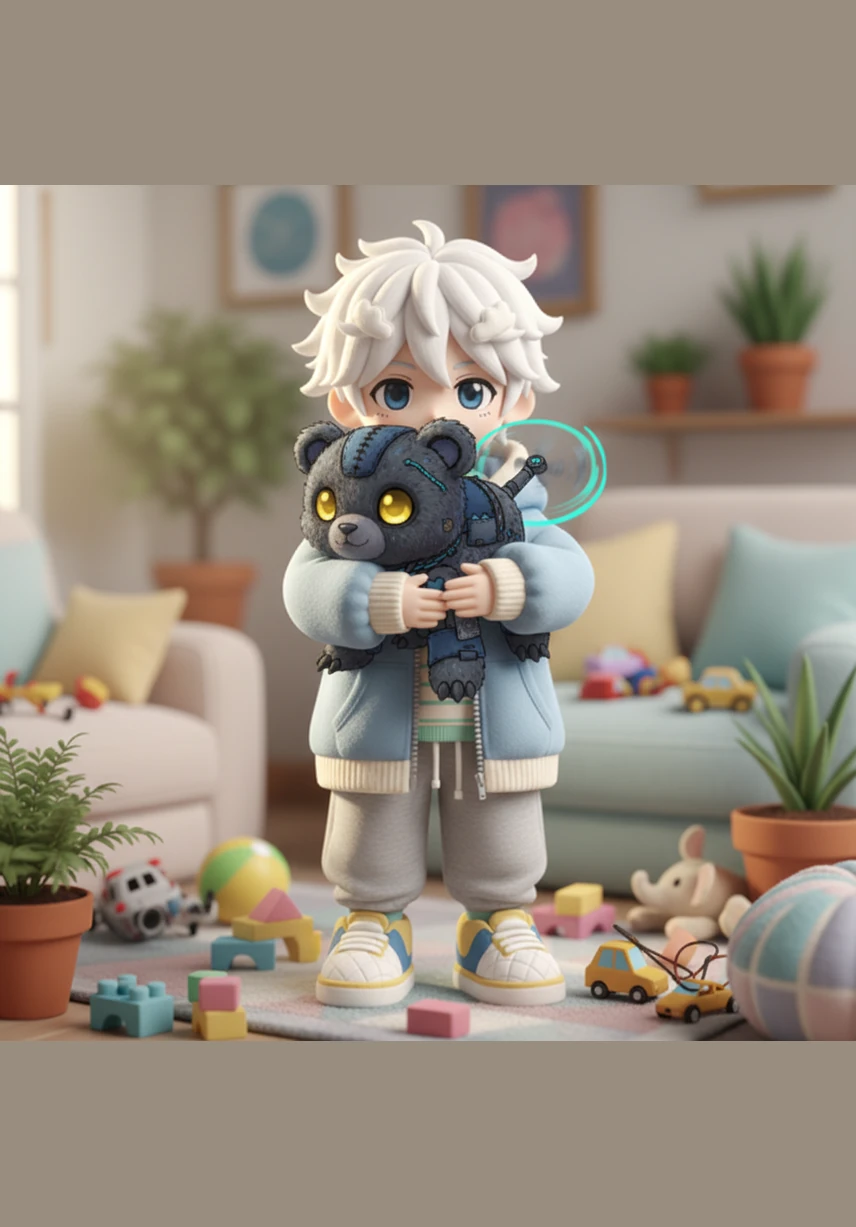 The black walls begin to tremble as the card's power reacts to the confinement. Ren stands his ground, his expression hardening with focus as he realizes the card is a key to his freedom. Strange symbols begin to float in the air around him, drawn from the card's energy.