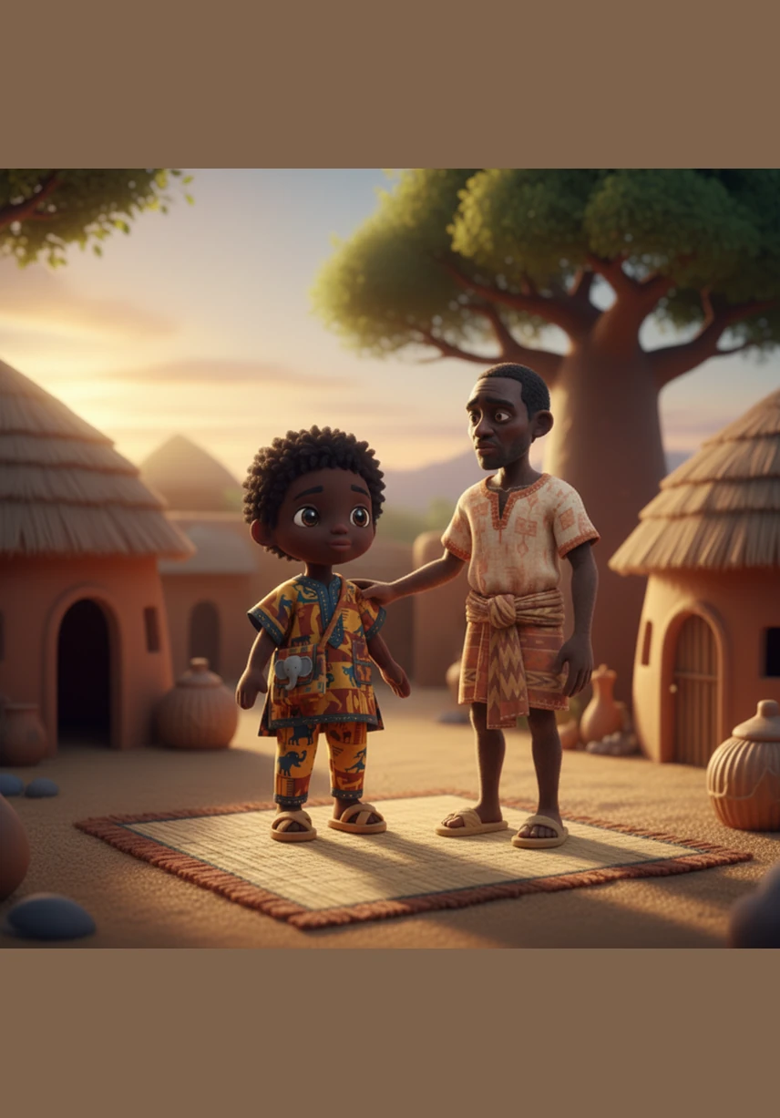 Les animaux de la savane, des girafes majestueuses aux éléphants solitaires, s'arrêtent pour écouter l'appel mélodieux qui s'élève vers les cieux. L'air commence à changer de consistance, devenant soudainement plus lourd et chargé d'une électricité invisible et prometteuse.