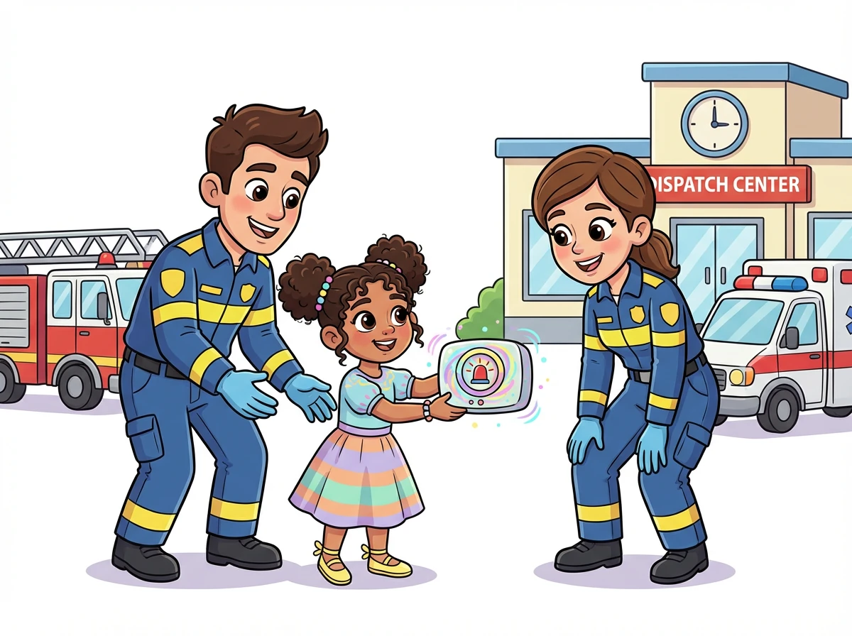 Zara comparte los datos de la aplicación con los servicios de emergencia, quienes pueden responder de manera más rápida y eficiente.