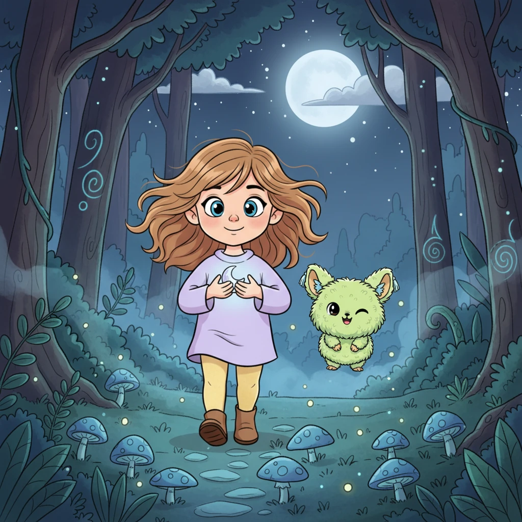 Диана и сияние Лунной Ягоды - 童话故事