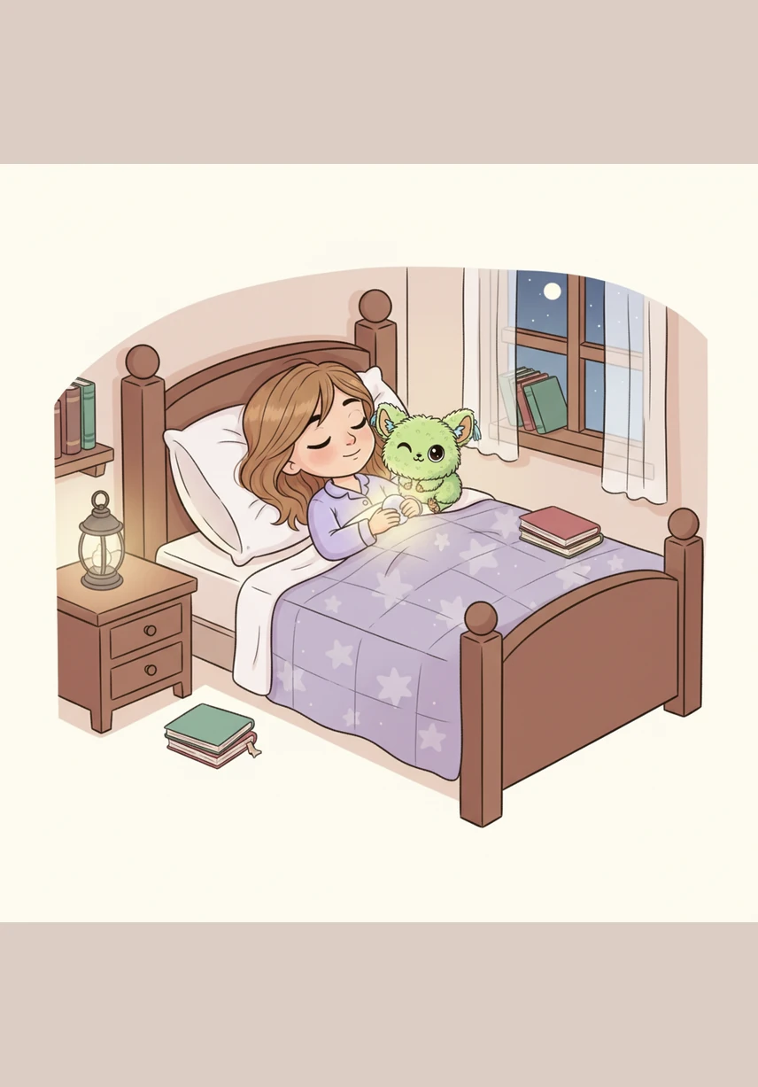 Вернувшись в свою теплую постель, Диана закрыла глаза, сохранив в душе частичку лесного волшебства. Теперь она знала: если верить в себя и быть доброй, любое чудо обязательно случится, освещая путь даже в самую темную ночь.