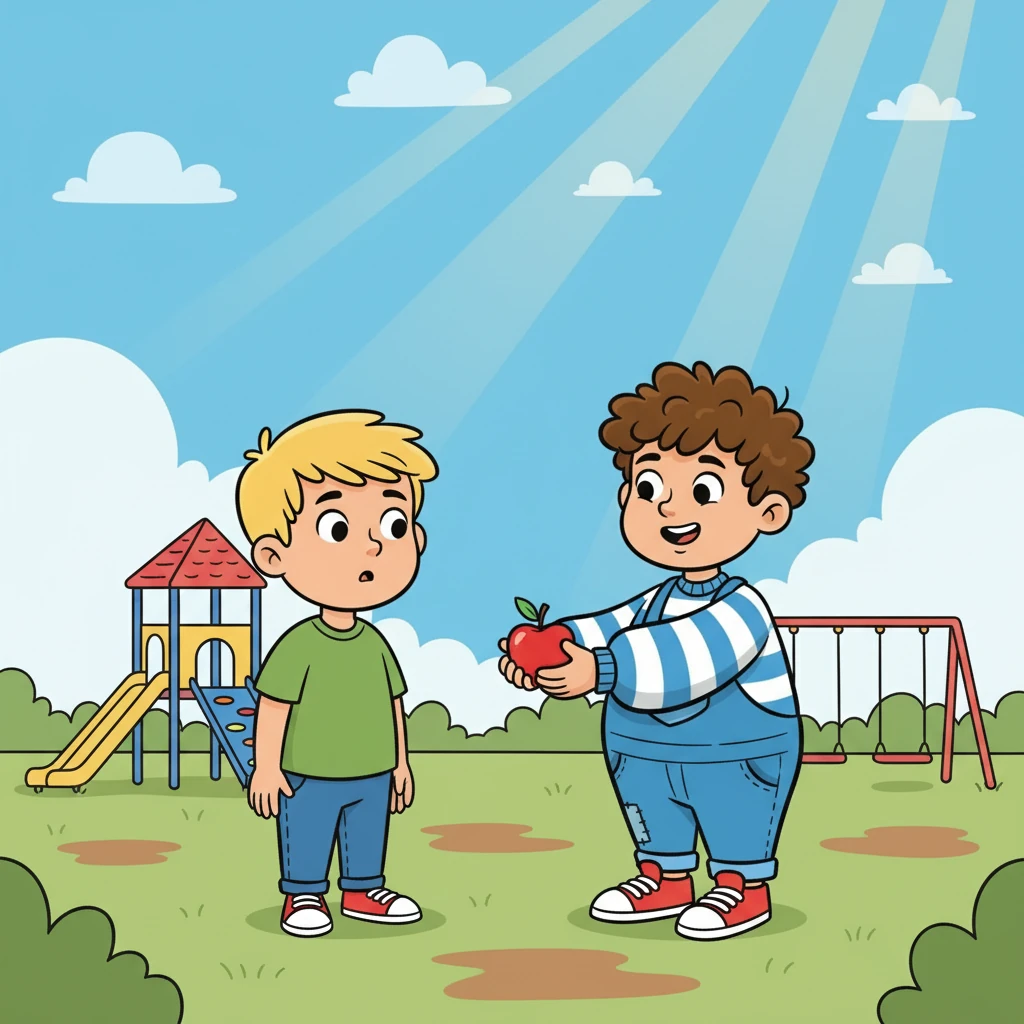 Edward remembered the Bible verse about loving his enemies. He resolved to be kind to Joe, even though it wasn't easy. He trusted in Jesus to help him along the way.