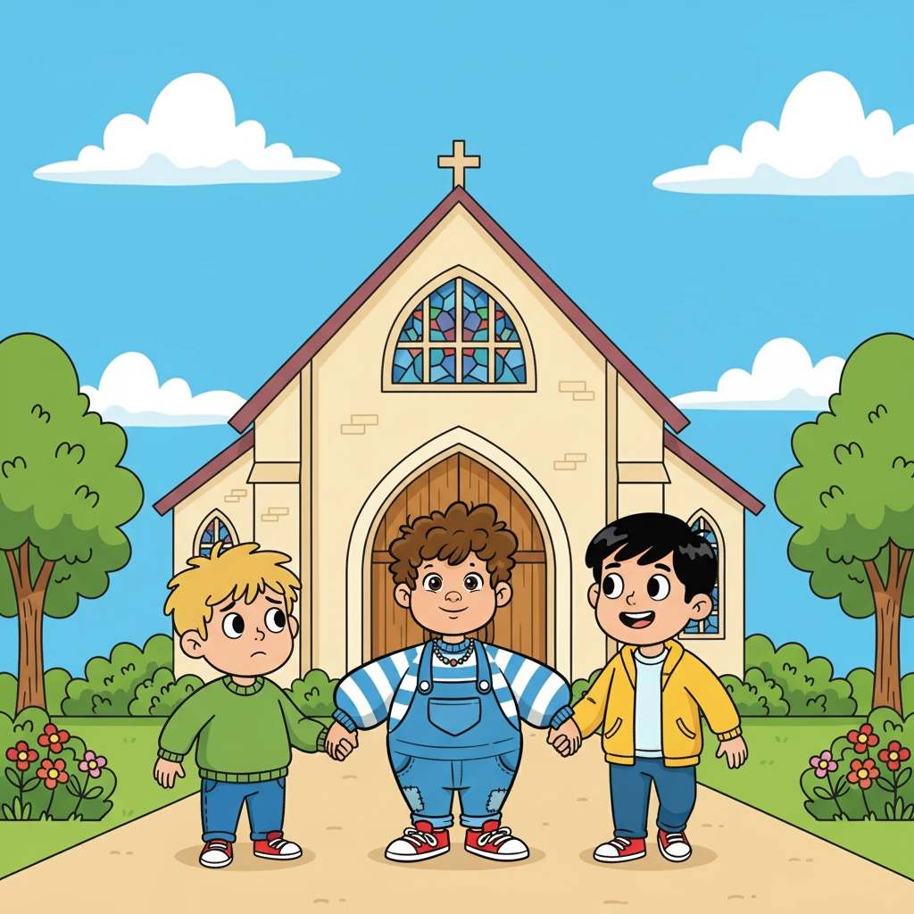 Edward then invited both Joe and David to church. Initially, Joe was hesitant, but ultimately, he agreed. They all went together that Sunday.