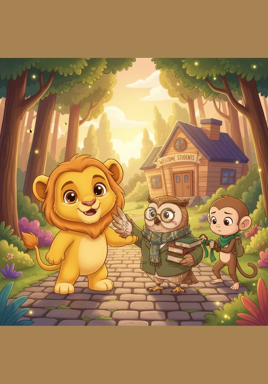 When it is time to move to the next activity, Leo notices Tim the Turtle walking very slowly across the room. Remembering the fourth rule to be kind, Leo walks patiently beside Tim and encourages him, making sure no friend is left behind.