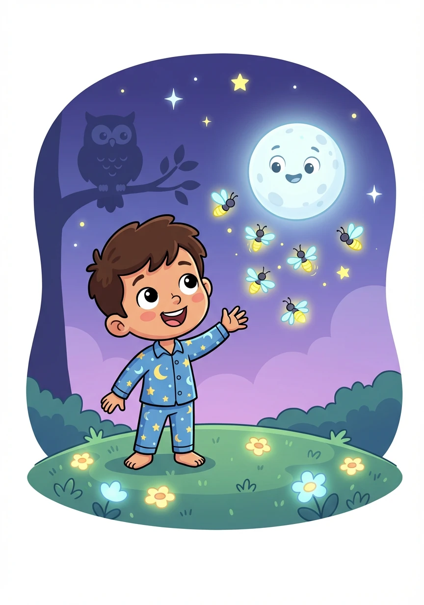 تعلم خالد أن الظلام هو جزء طبيعي من الحياة، وأن هناك أشياء جميلة تحدث في الليل لا يمكن رؤيتها في النهار.