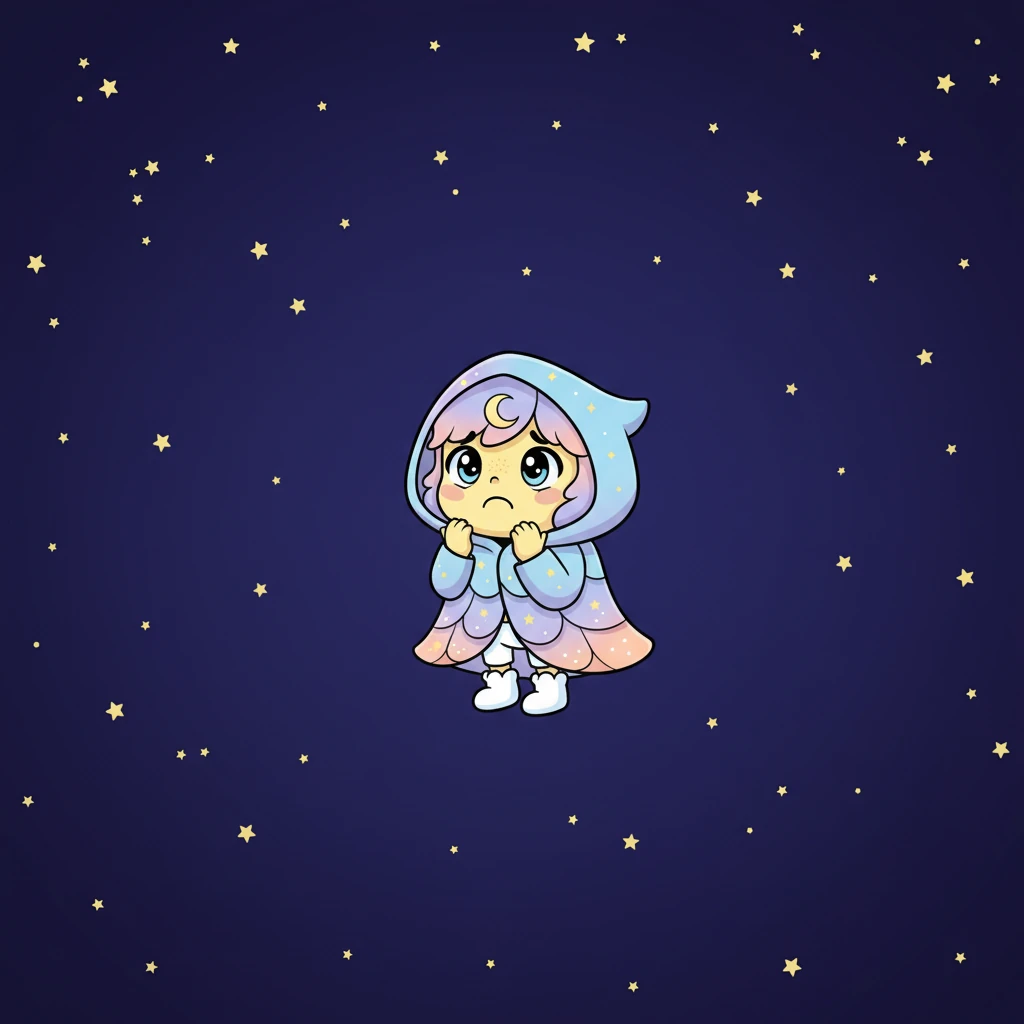 One clear evening, the night sky stretched out like a velvet blanket, dotted with a million twinkling stars. But something was missing from its usual grand display. The big, round Moon, who usually shone so brightly, was nowhere to be seen.