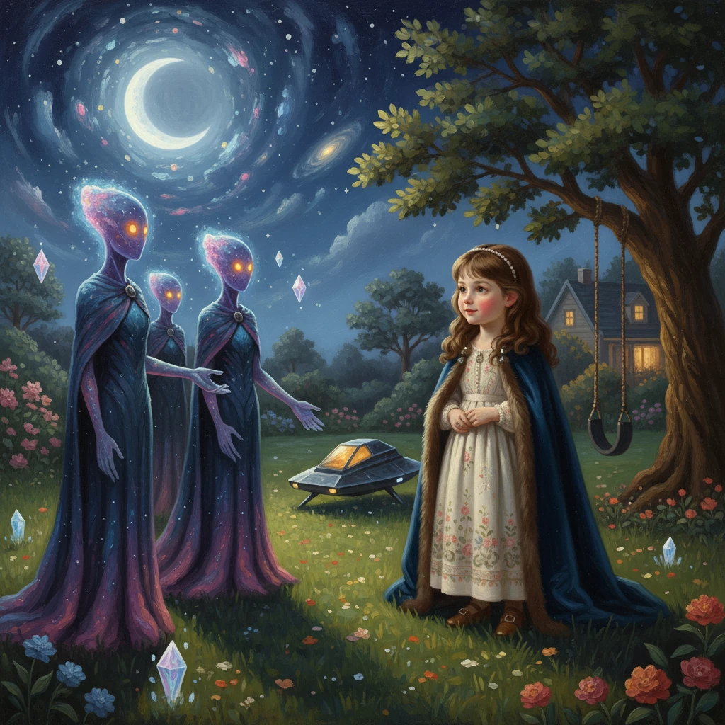 Eva and the Cosmic Visitors - science-fiction