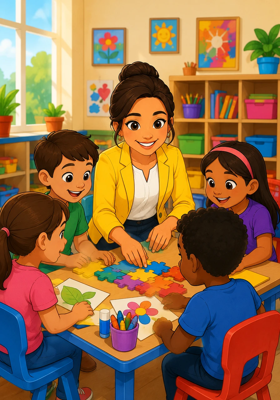 Karla found herself spending more time with the students and less time on paperwork. She could finally focus entirely on giving them the support and guidance they needed to grow. A vibrant, happy environment flourished under her balanced leadership.