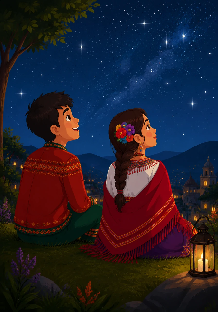 In a quiet moment of reflection away from the noise, Leo and Maya look at the stars and realize that every holiday carries a message of peace. It is a time to forgive old grudges, to show love to those nearby, and to remember what truly matters in life.