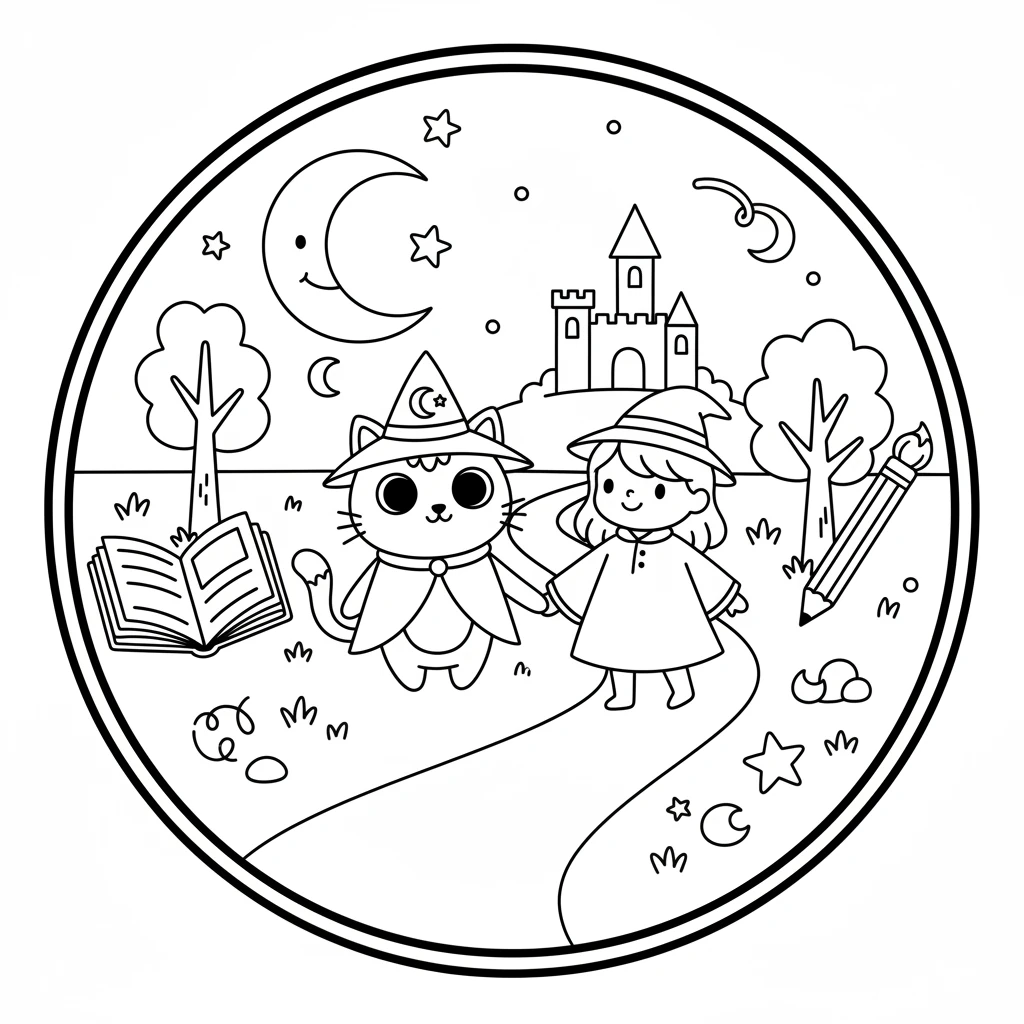 cat coloring pages