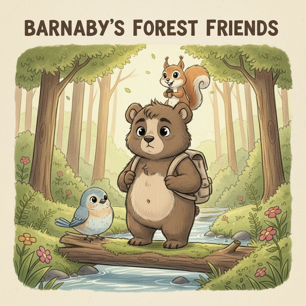 Barnaby’s Heart of Gold: A Forest Kindness Adventure - animal