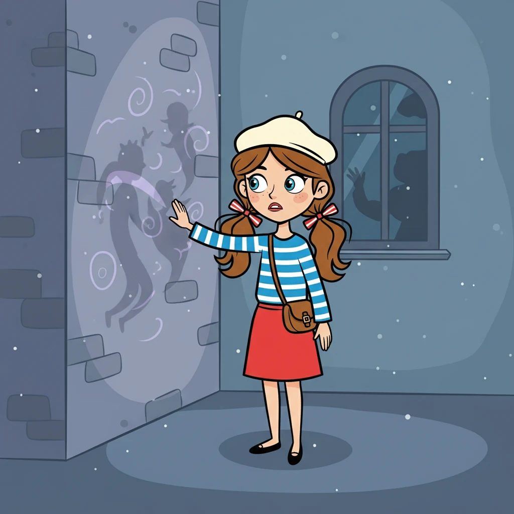 Soudain, des chuchotements se firent entendre, provenant des murs. Des ombres dansèrent dans son champ de vision. Elara sentit la panique monter, mais elle se força à rester calme, déterminée à découvrir la vérité.