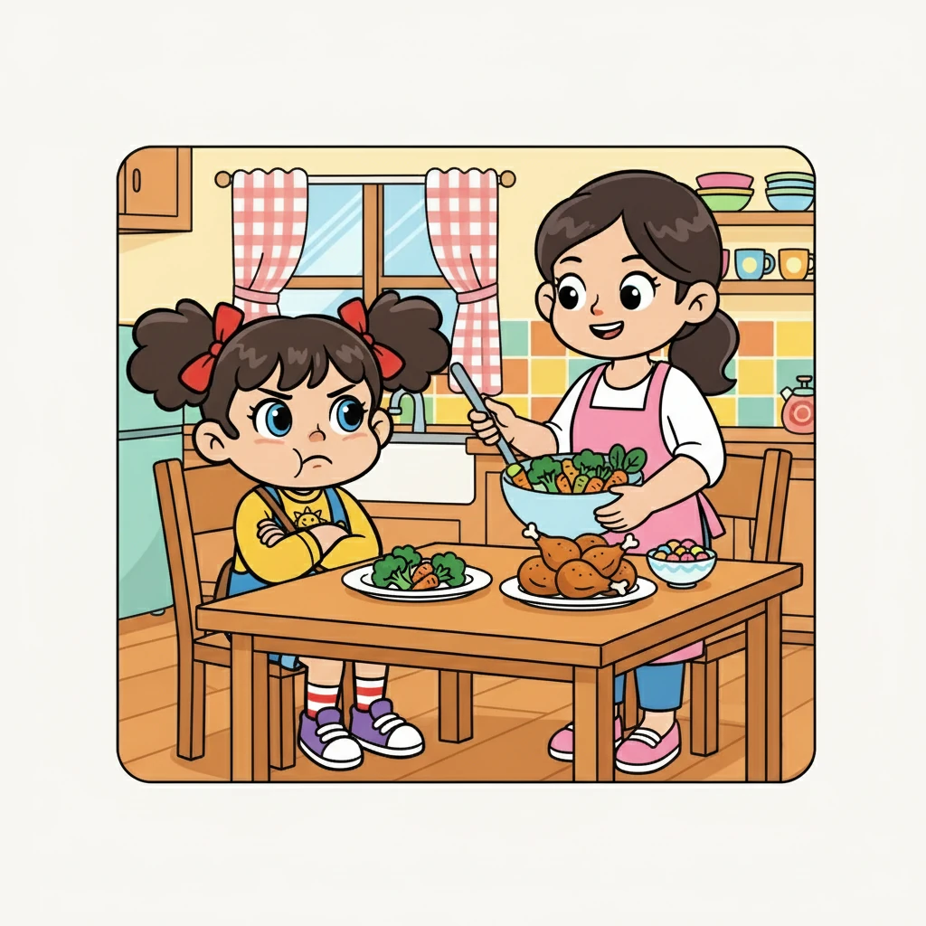 Aku Suka Makan Sayur - 教育故事