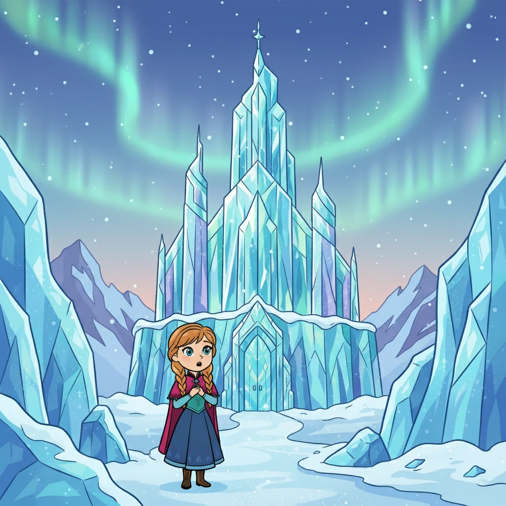 Anna's initial attempts to find Elsa led them to a hidden ice palace. The palace gleamed with icy beauty. It was where Elsa had retreated, consumed by her powers.