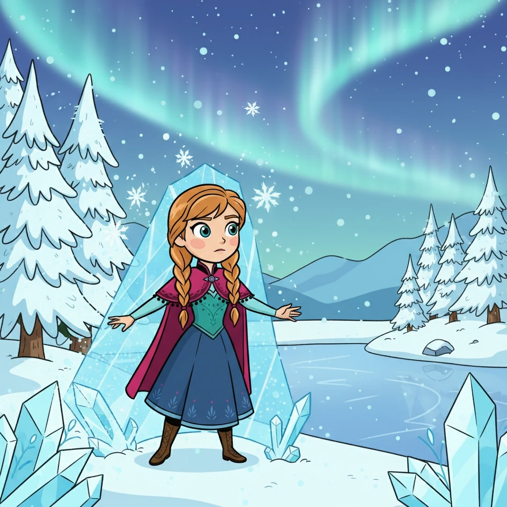 As Elsa looked upon her sister, she realized the true meaning of love and sisterhood. She had to save Anna.