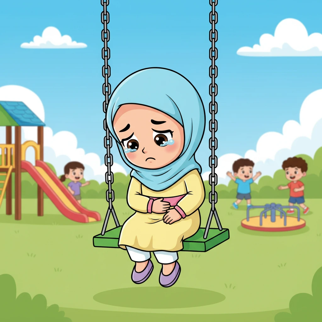 بعد میں، زارا نے کھیلنے کی کوشش کی لیکن اسے مزہ نہیں آ رہا تھا۔ اس کے پیٹ میں ایک گٹھلی سی محسوس ہو رہی تھی اور وہ بہت اداس تھی۔ سچ نہ بولنے کی وجہ سے وہ خوش نہیں رہ پا رہی تھی۔