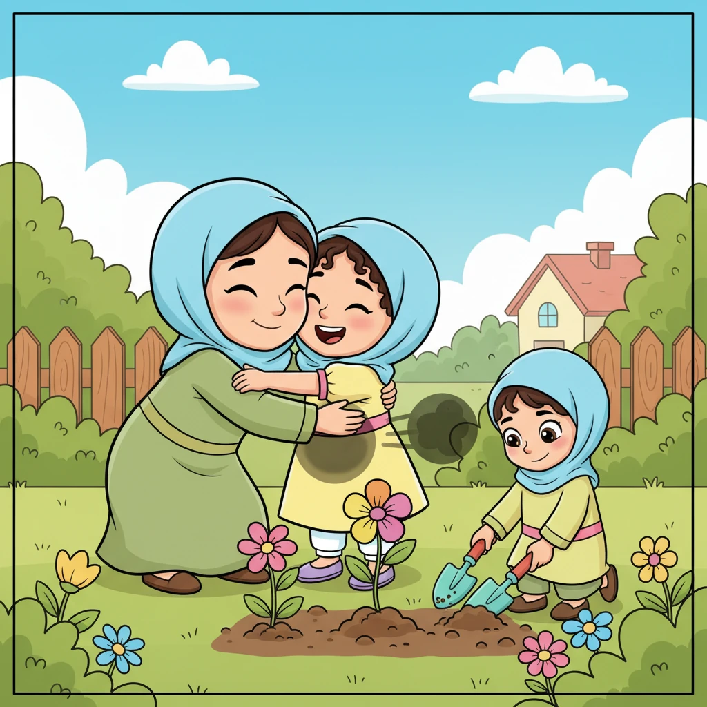 اماں نے زارا کو گلے لگا لیا اور سمجھایا کہ غلطیاں سب سے ہوتی ہیں، لیکن سچ بولنا ہمیشہ بہترین راستہ ہے۔ زارا کے دل سے ایک بہت بڑا بوجھ اتر گیا اور وہ خوشی سے مسکرا دی۔ انہوں نے مل کر باغ میں ایک نیا خوبصورت پھول لگایا۔