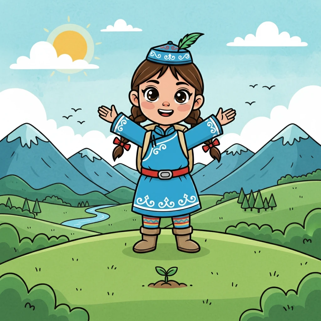 Айгуль поняла, что горы – это не только красота, но и дом, который нужно беречь. Она решила, что будет защищать природу и рассказывать другим о ее ценности.