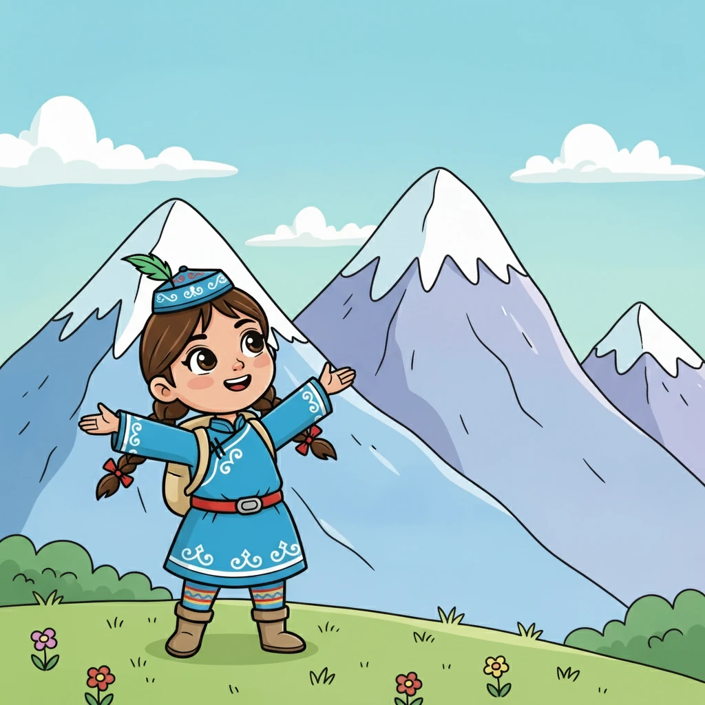 Каждый раз, глядя на величественные горы, Айгуль повторяла: "Кыраныңдан айланайын Ала-Тоо!" – в знак своей безграничной любви и преданности своей родине.