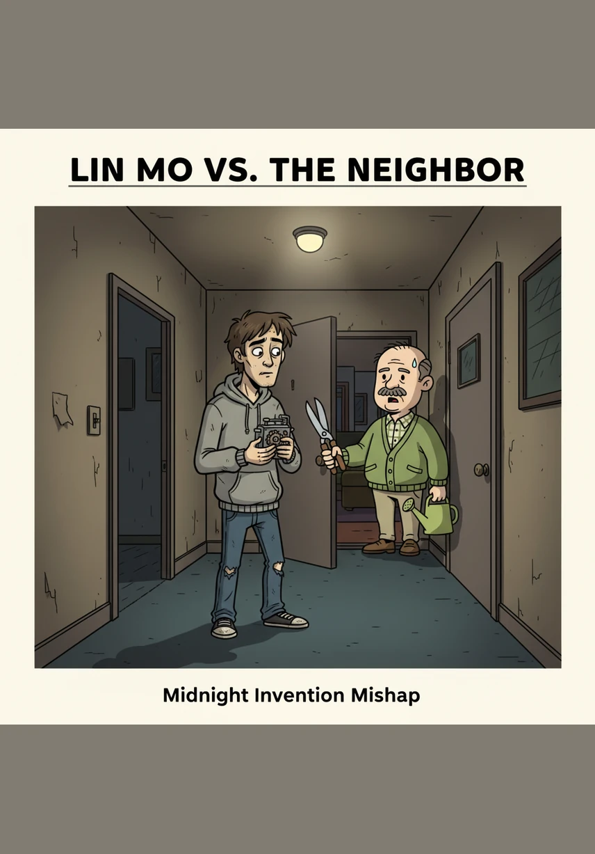 走廊里回荡着他沉重的呼吸声,他站在隔壁301室的门前,几乎是绝望地举起手。急促的敲门声打破了深夜的宁静,每一声都撞击着他濒临崩溃的神经。