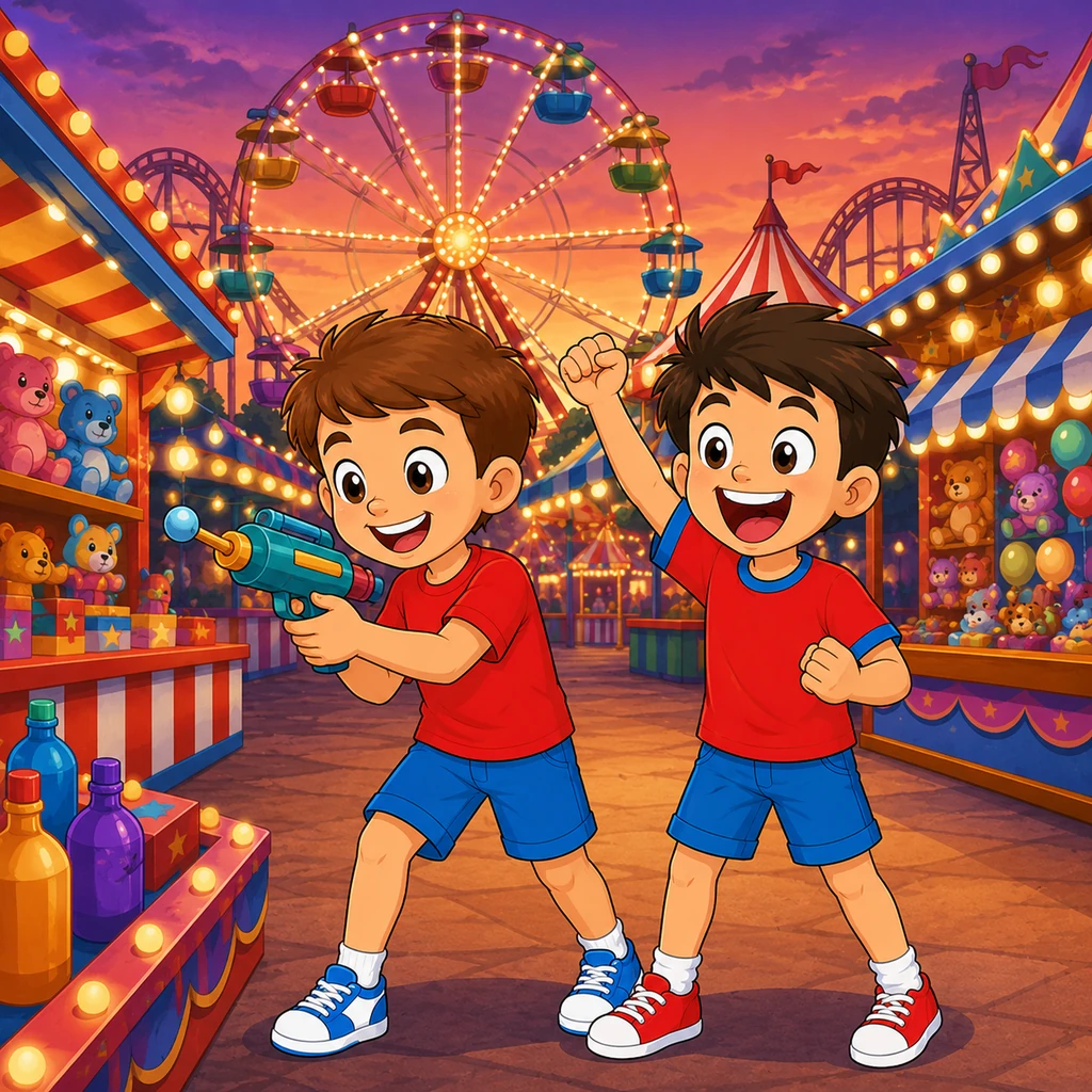 John's Big Day at the Fair - friendship