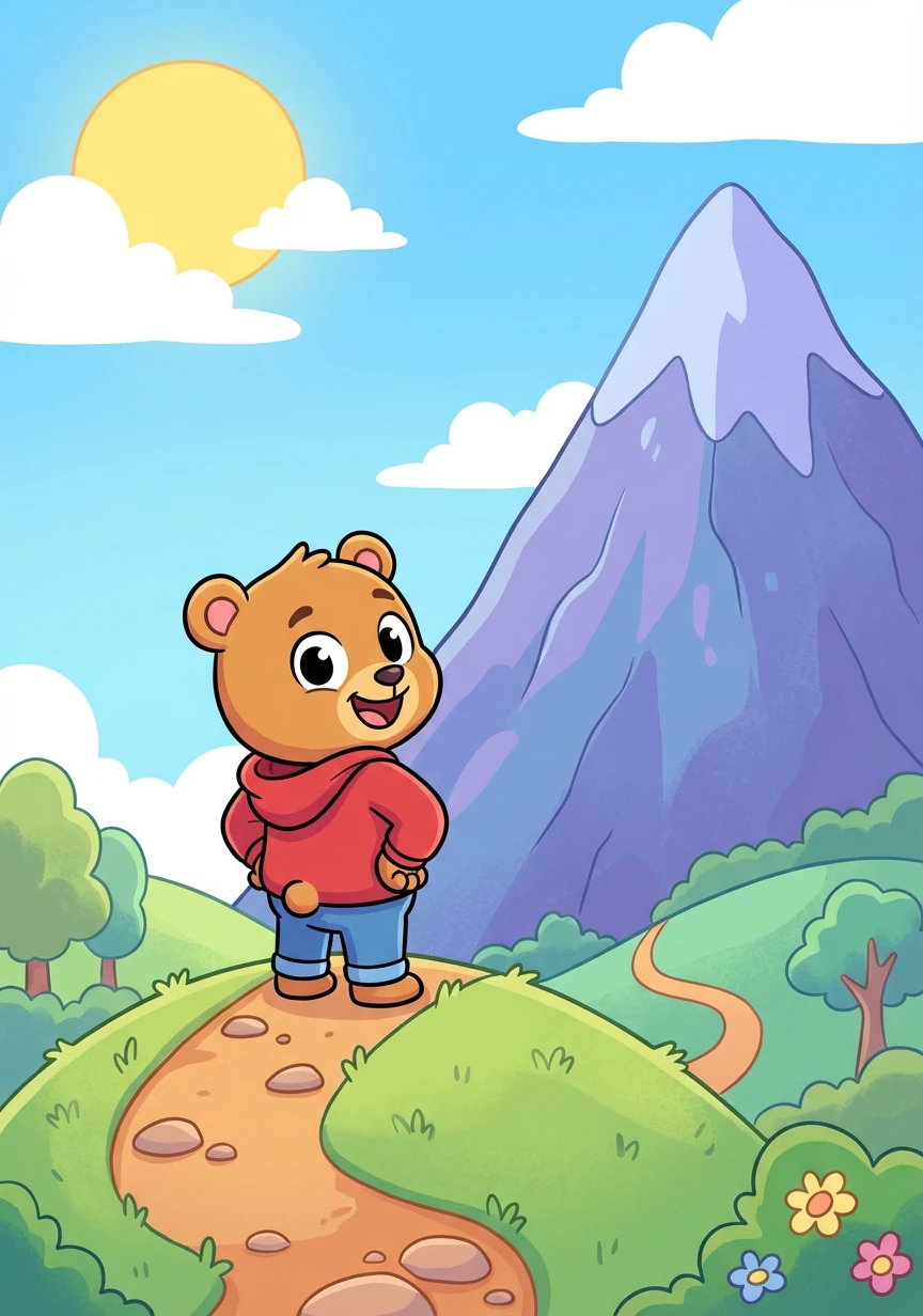 Algie looked back at the mountain he had climbed. He was no longer afraid. He had faced his fears and conquered the challenge, learning valuable lessons along the way.